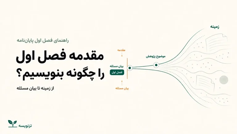 مقدمه فصل اول پایان نامه را چگونه بنویسیم؟